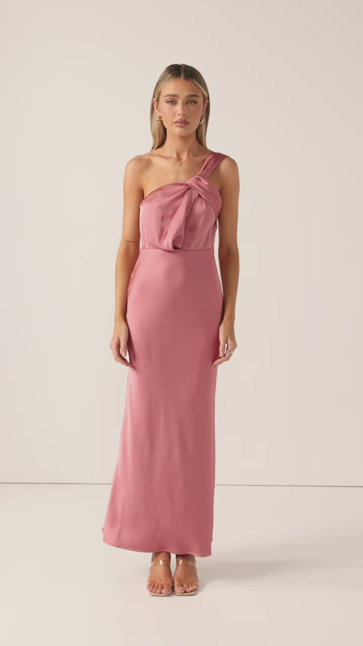 Load video: Greta Maxi Dress - Baked Rose - Billy J