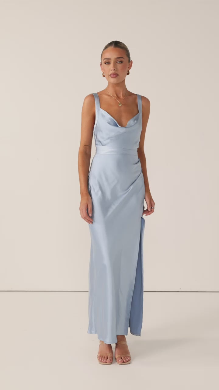 Zendaya Maxi Dress - Blue - Billy J