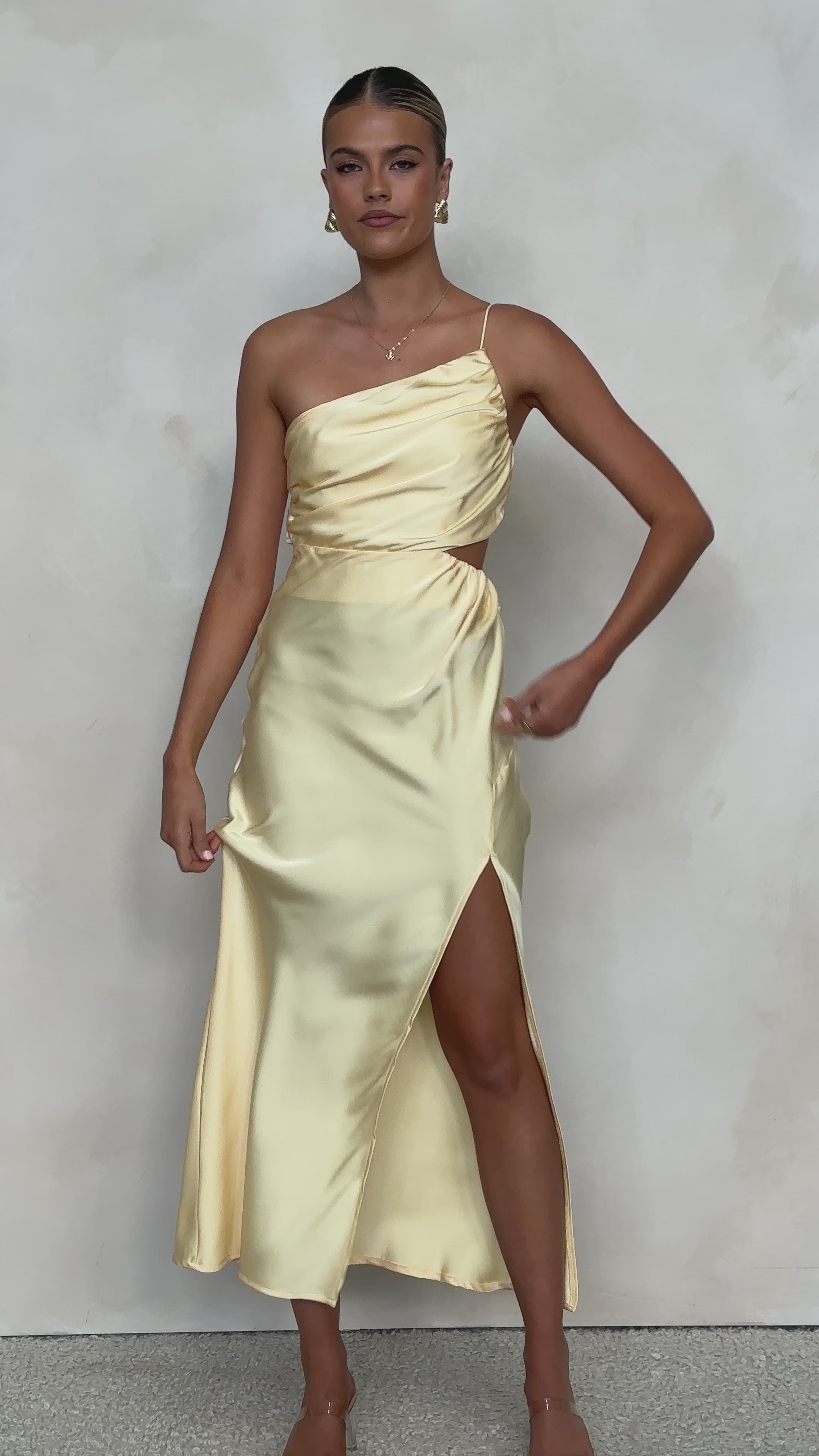 Nyla Maxi Dress - Yellow