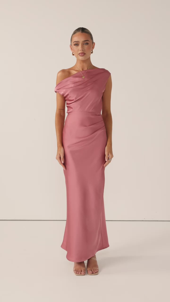 Gigi Maxi Dress - Baked Rose - Billy J