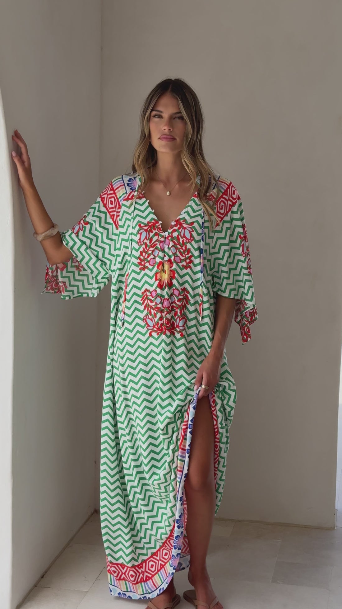 Bree Maxi Dress - Ziggy Print - Billy J