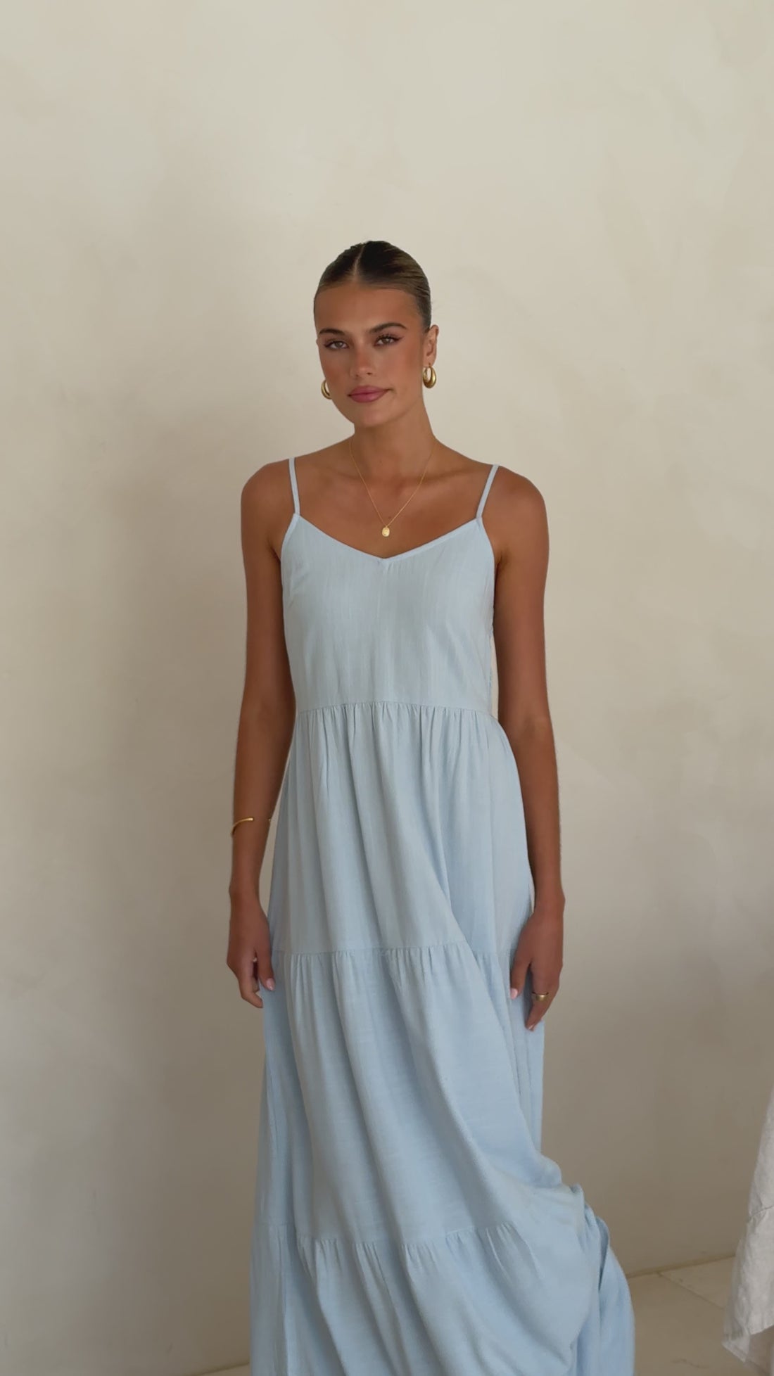 Shelley Maxi Dress - Blue - Billy J