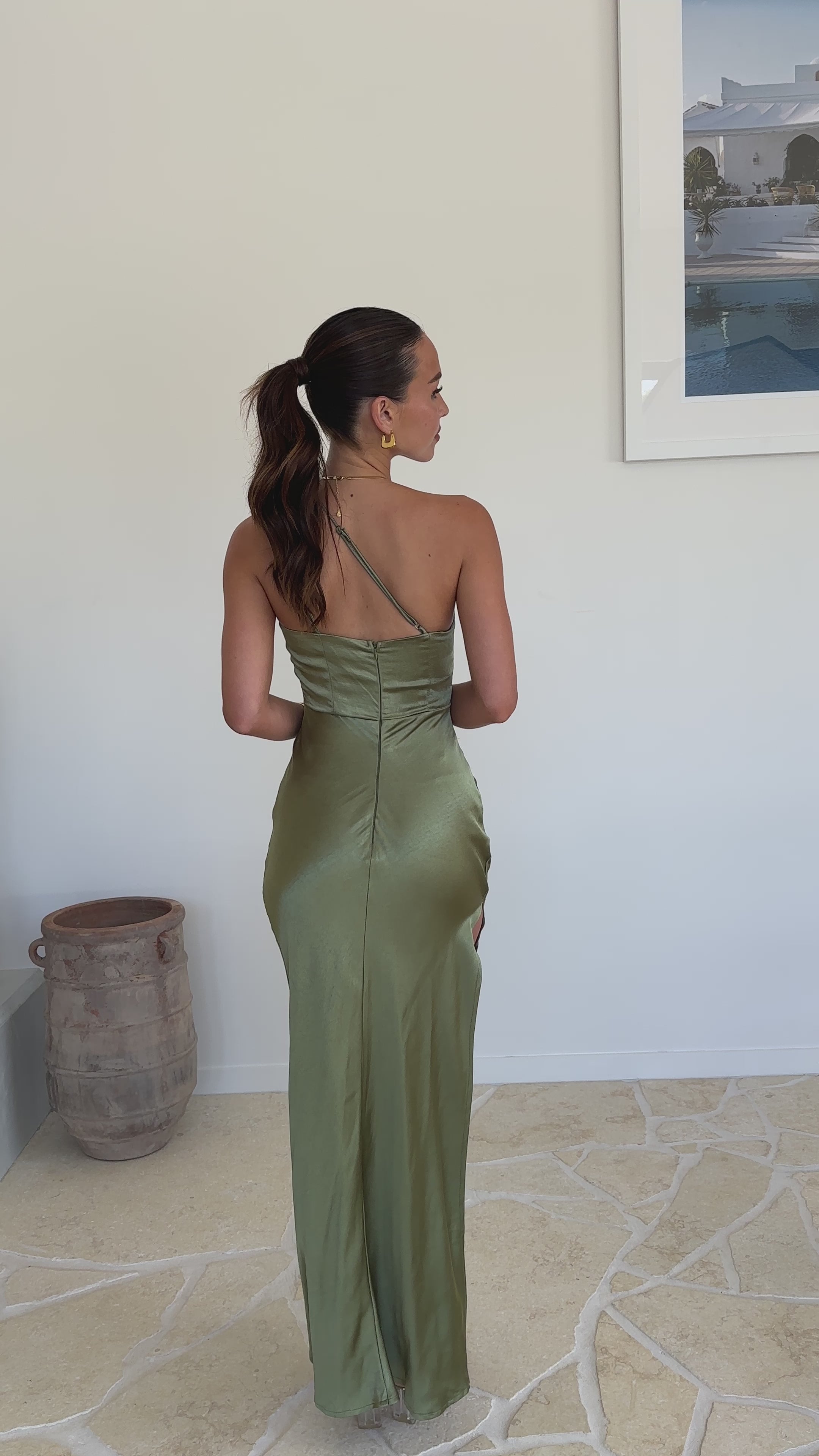 Jenna Maxi Dress - Olive