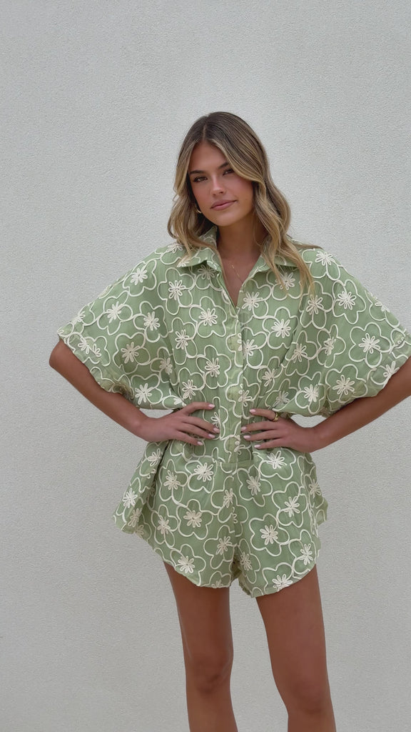 Bailin Playsuit - Sage - Billy J