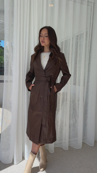 Load and play video in Gallery viewer, Lahela Coat - Tan

