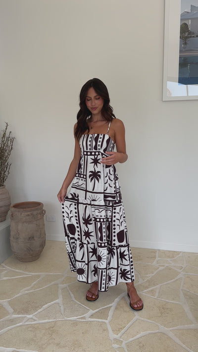 Load and play video in Gallery viewer, Rachel Maxi Dress - Tuscany
