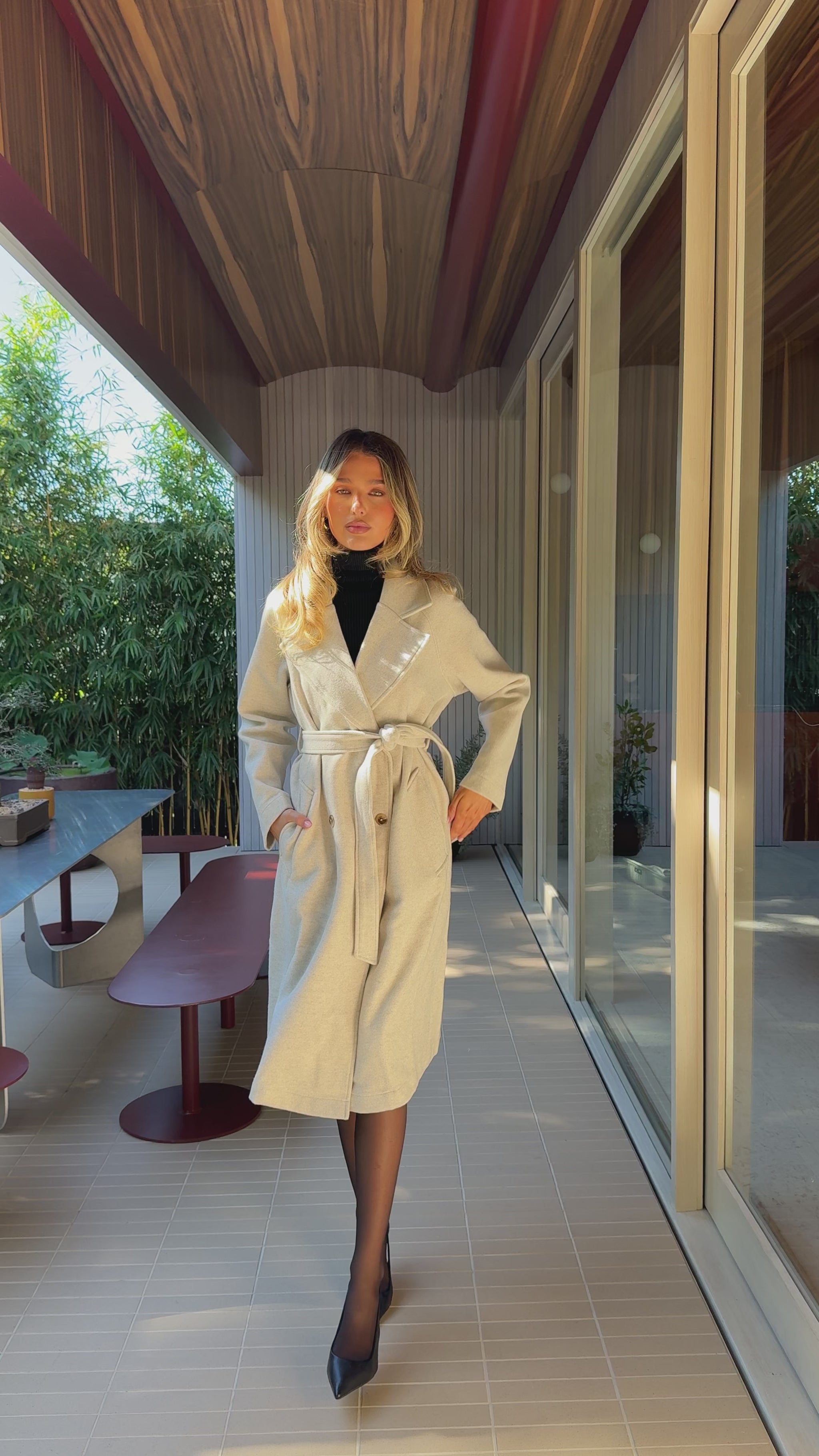 Marli Coat - Cream - Billy J