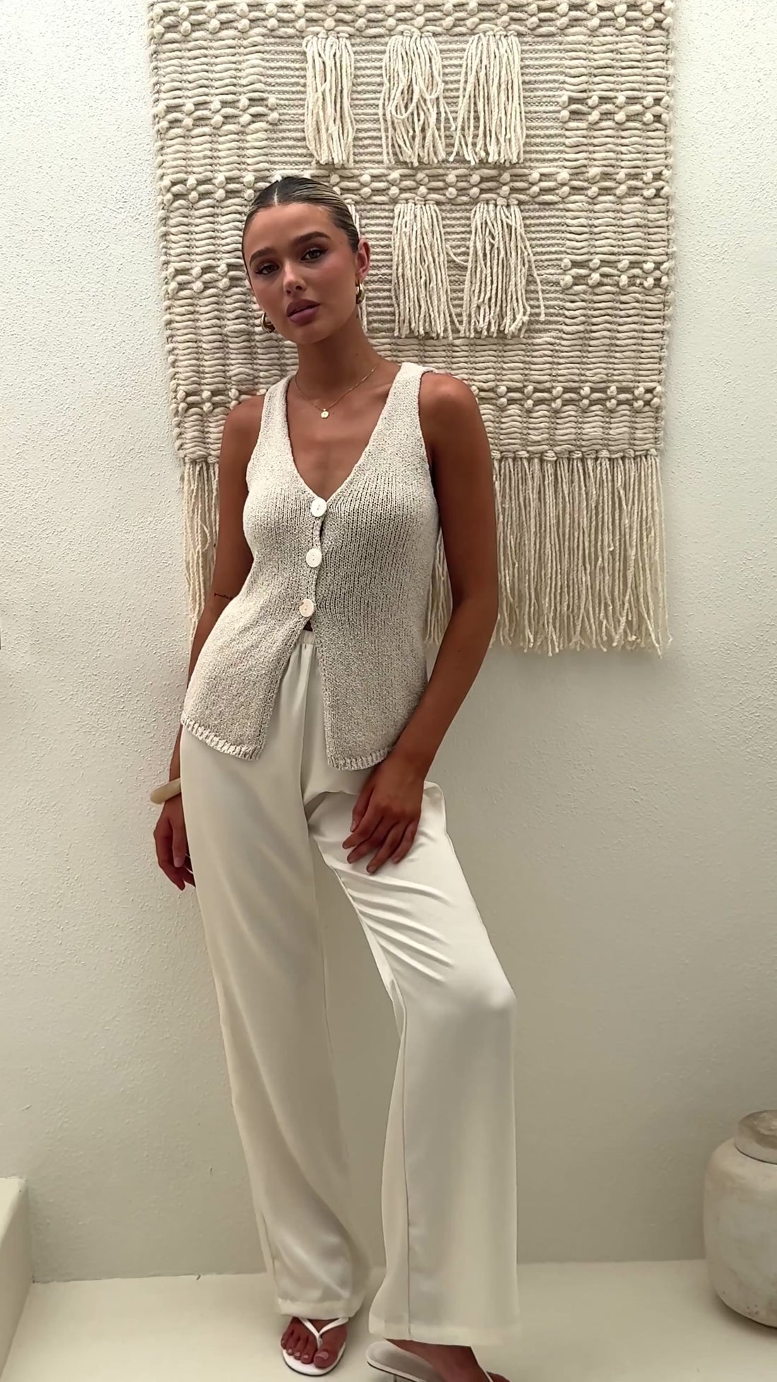 Solene Top - Oat - Billy J