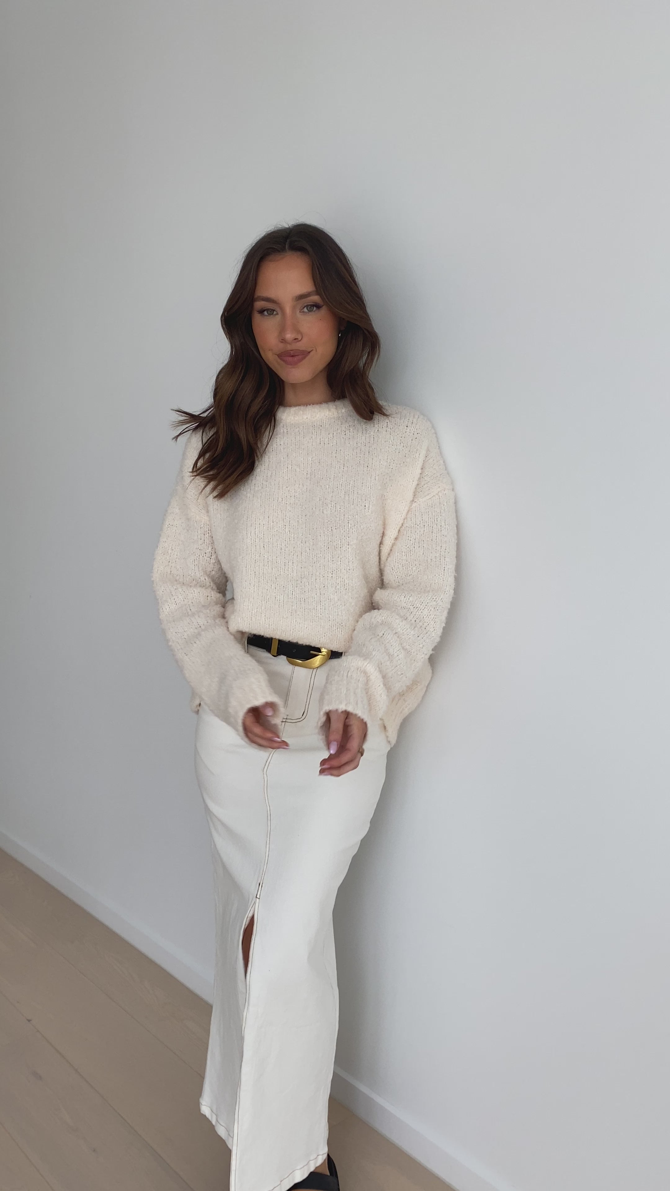 Lakelyn Knitted Jumper - Cream