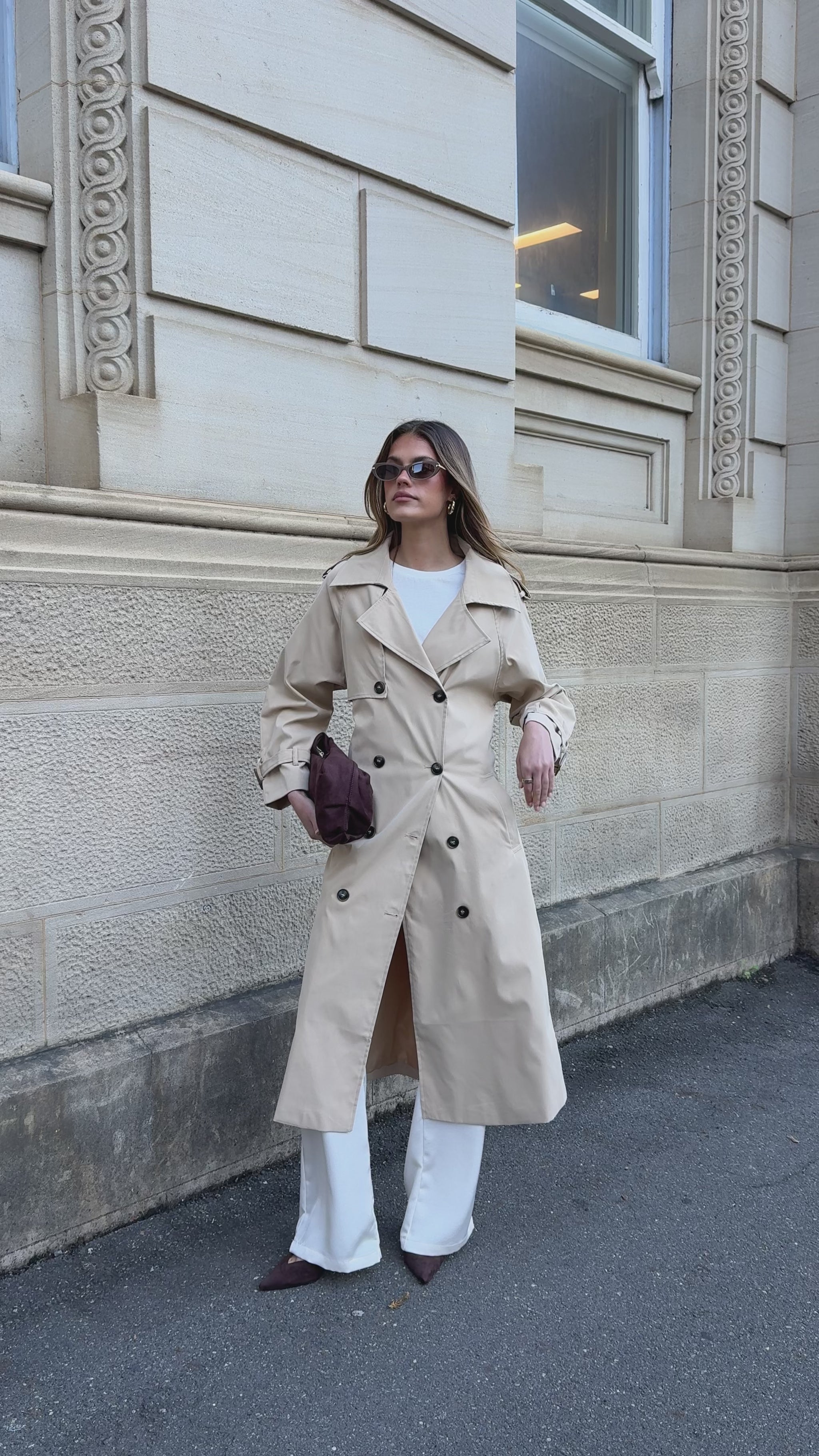 Deena Coat - Beige - Billy J