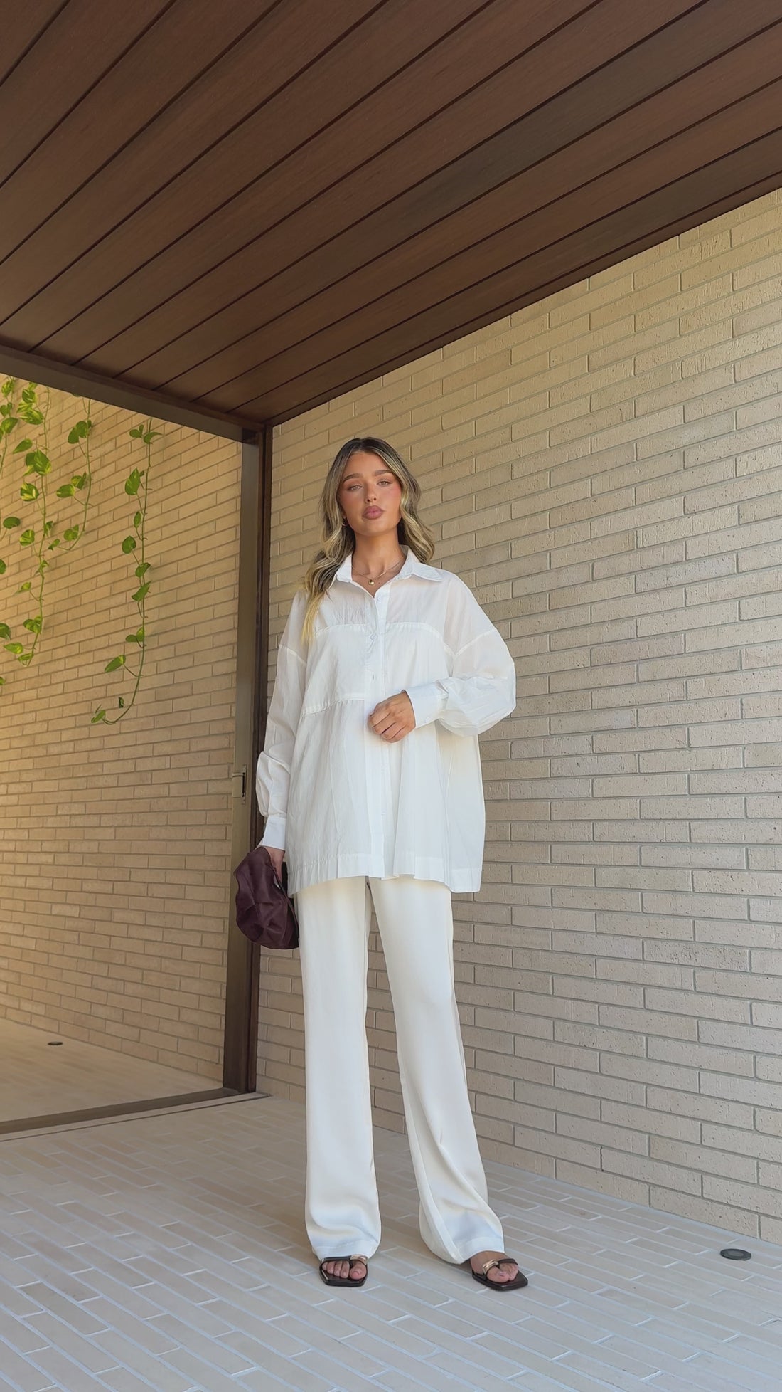 Freddy Long Sleeve Shirt - White - Billy J