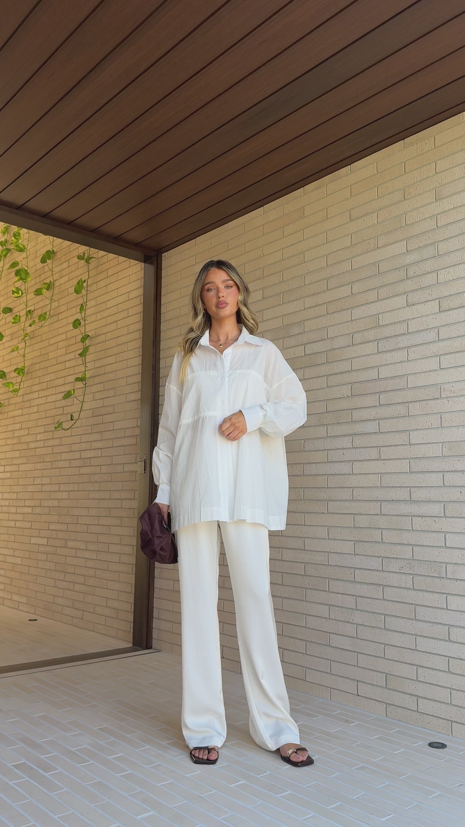 Freddy Long Sleeve Shirt - White - Billy J