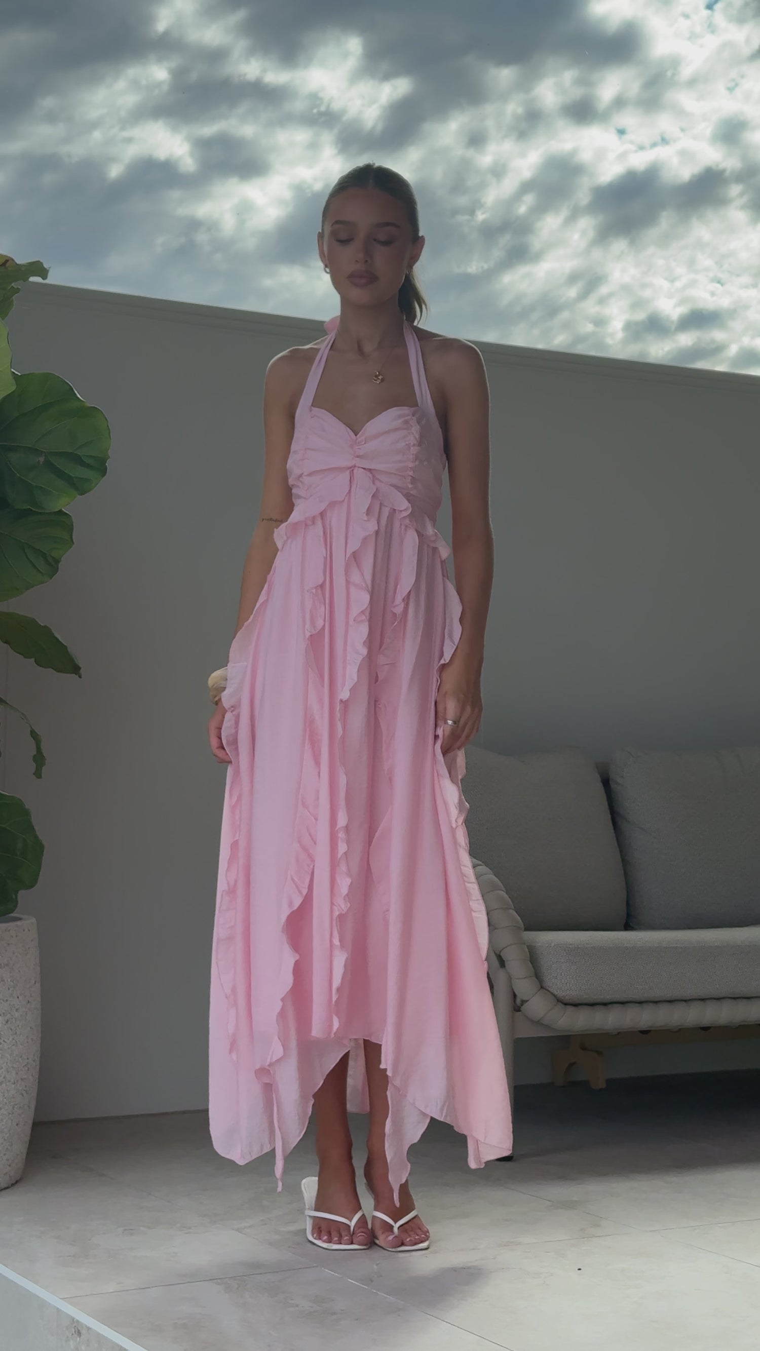 Nadine Maxi Dress - Pink - Billy J