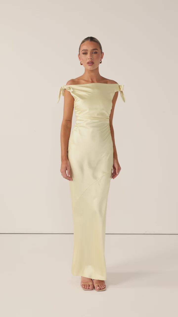 Frida Maxi Dress - Yellow - Billy J