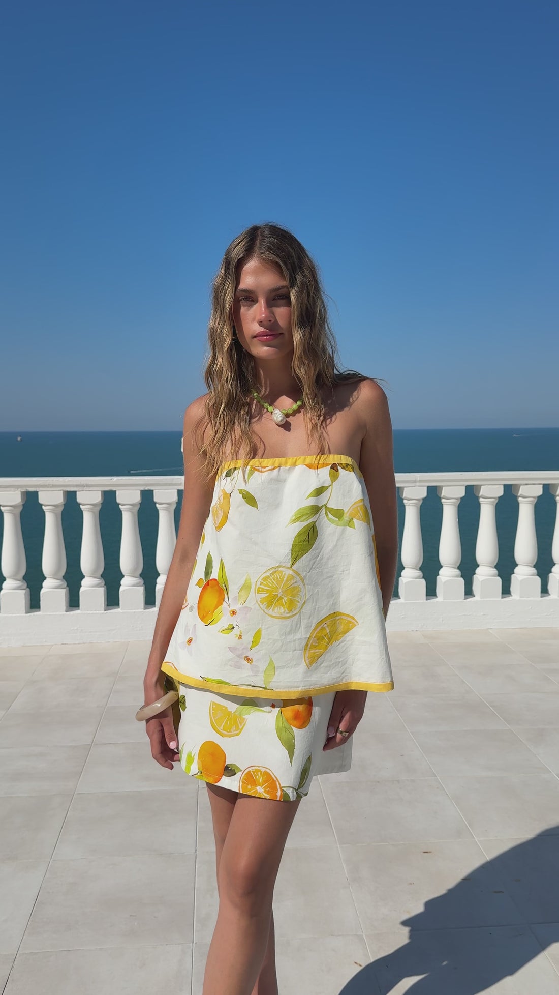 Ramsay Mini Skirt - Sunshine and Lemons - Billy J