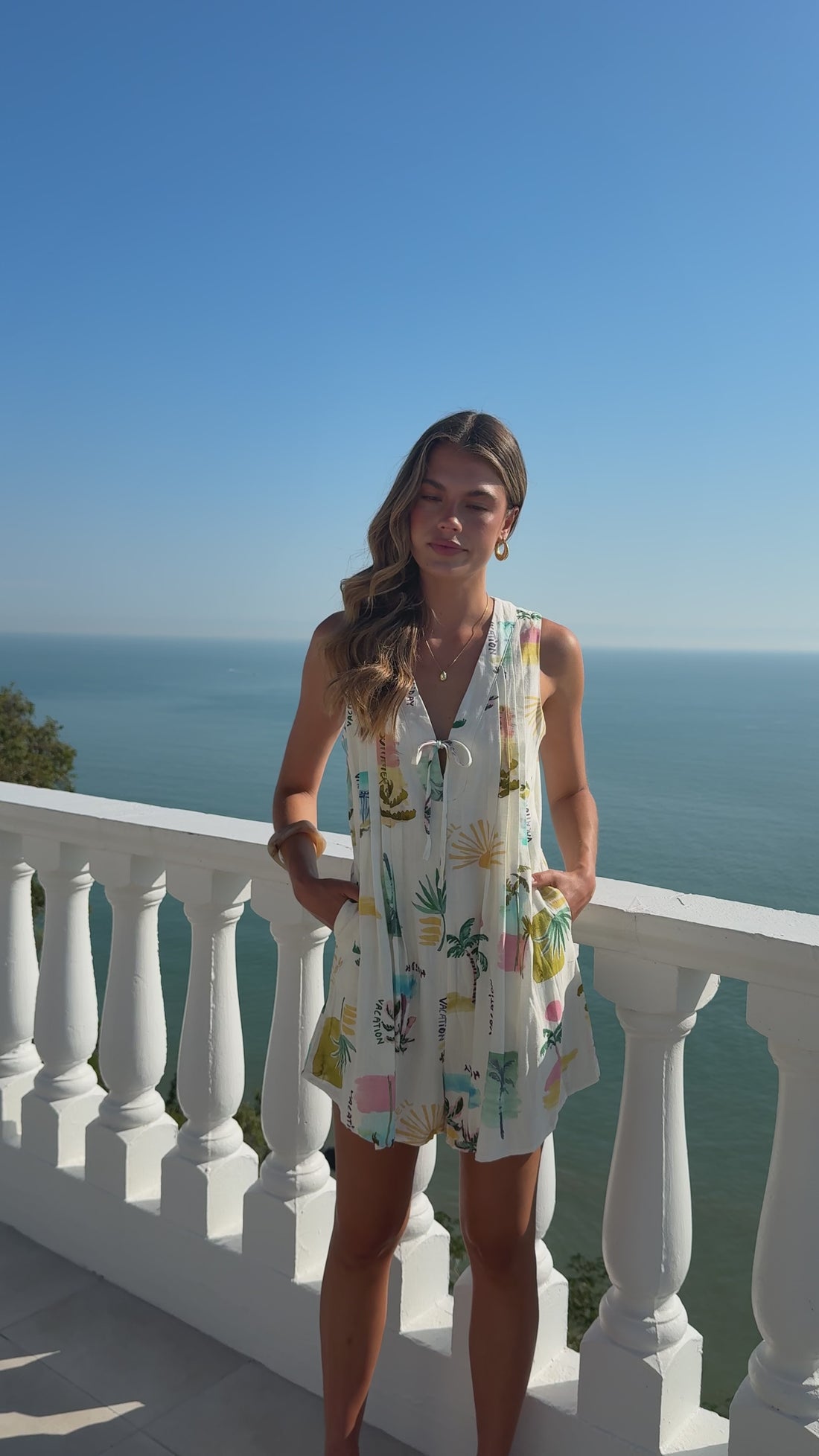 Maika Playsuit - Helia Print - Billy J