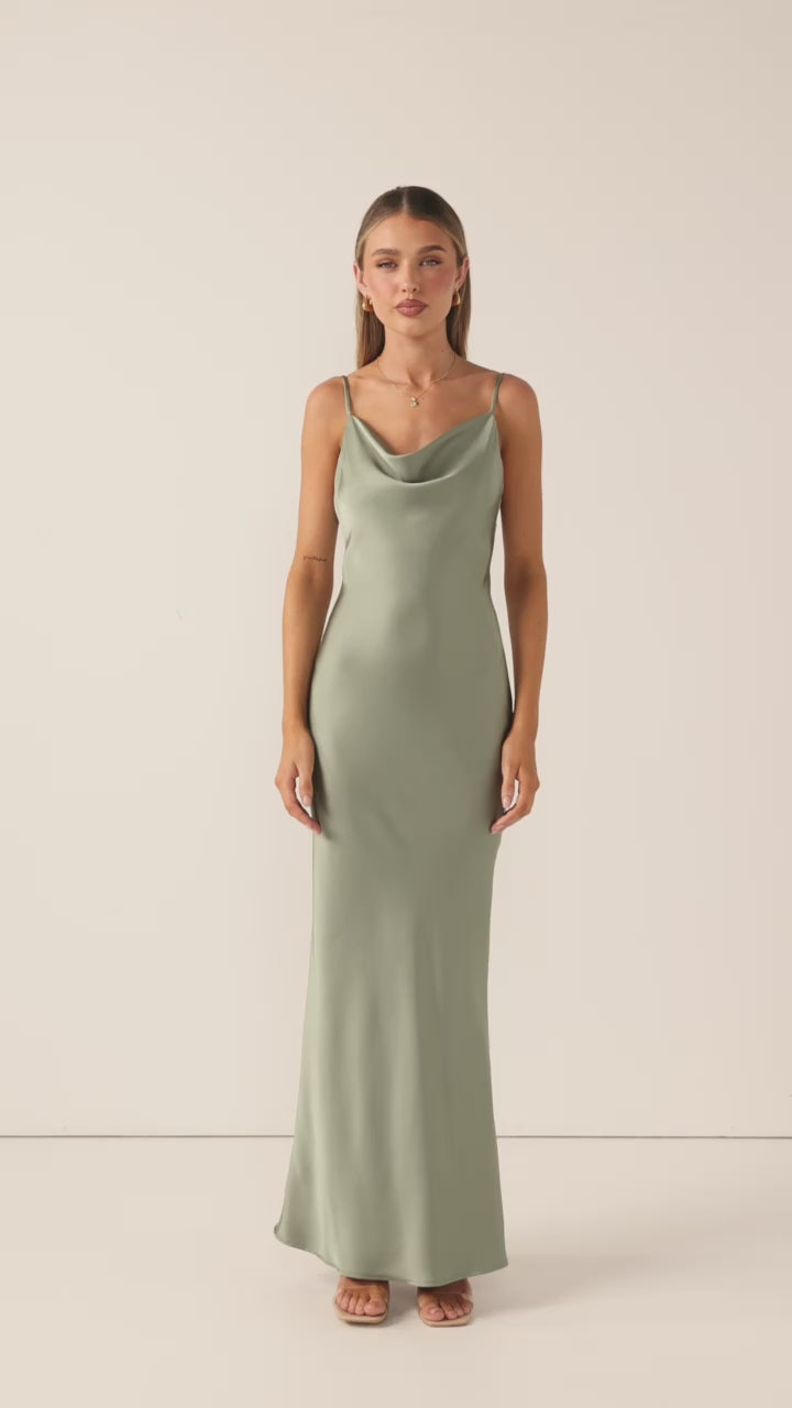 Willow Maxi Dress - Green - Billy J