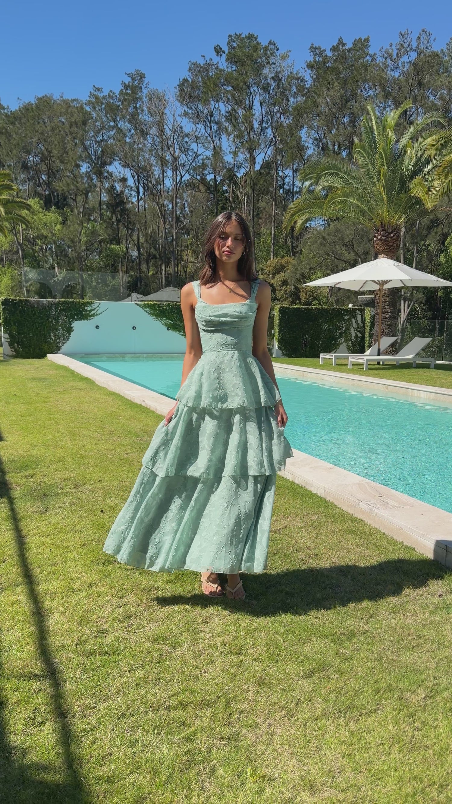 Macy Maxi Dress - Sage - Billy J