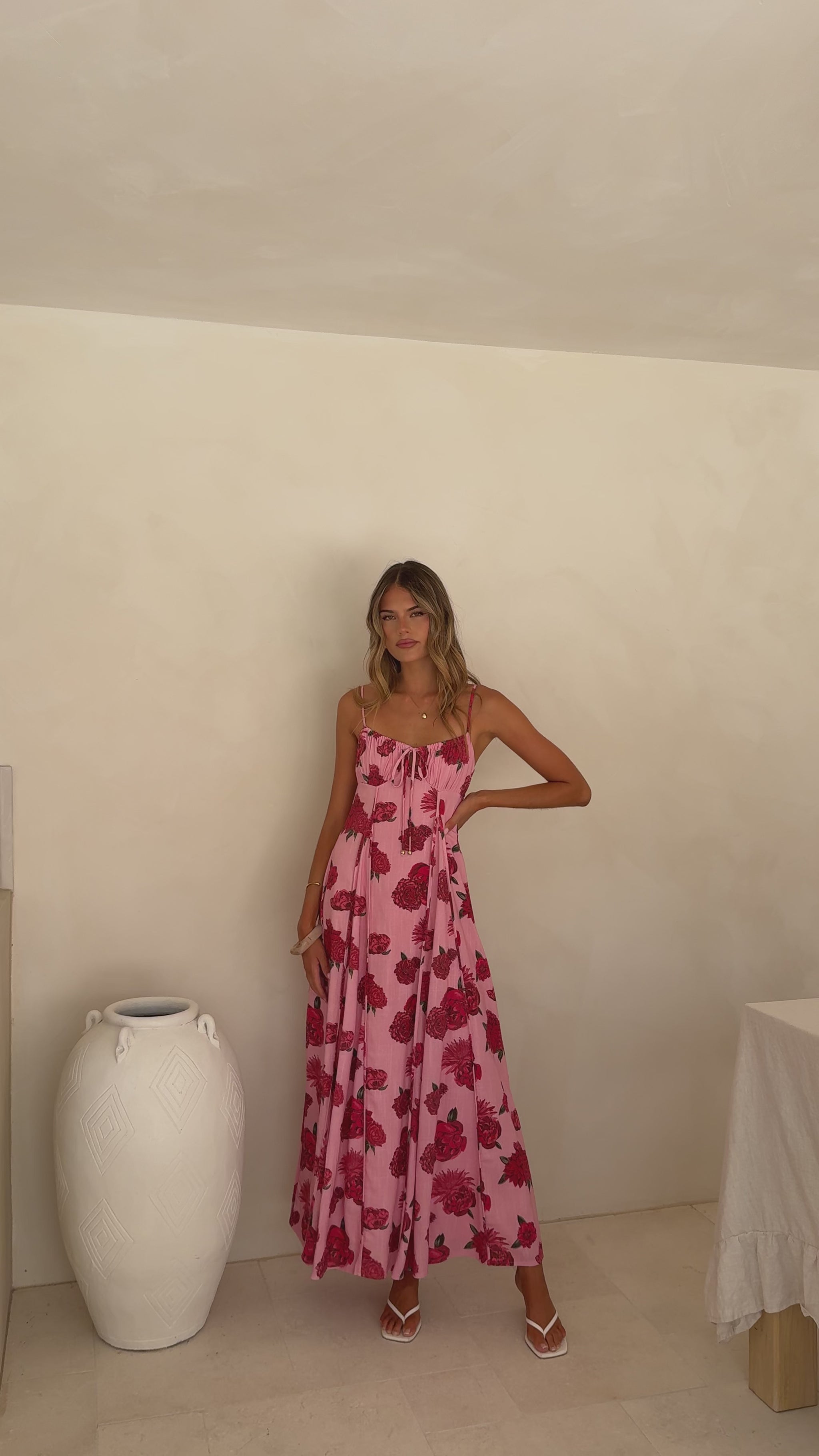 Millie Maxi Dress - Dahlia Rouge - Billy J