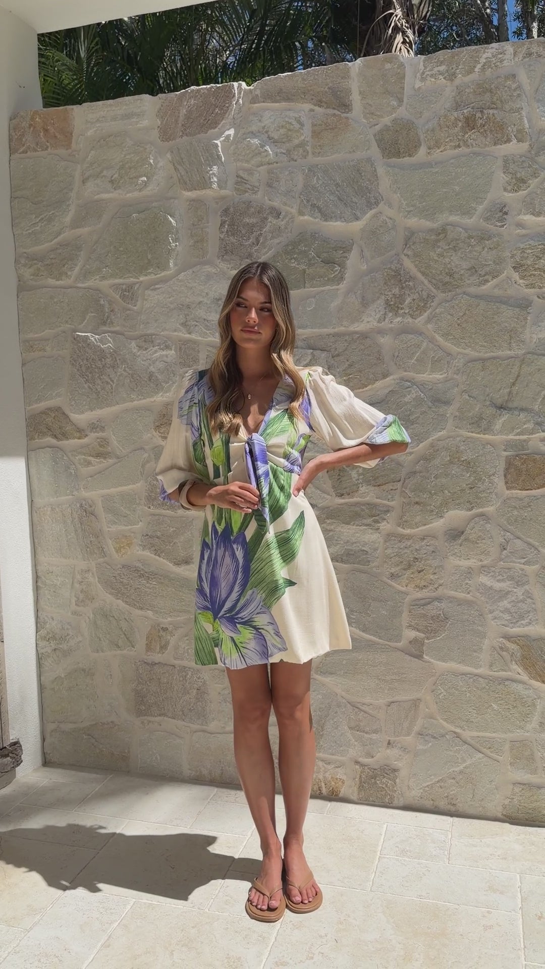 Load video: Carlena Mini Dress - Sweet Iris - Billy J