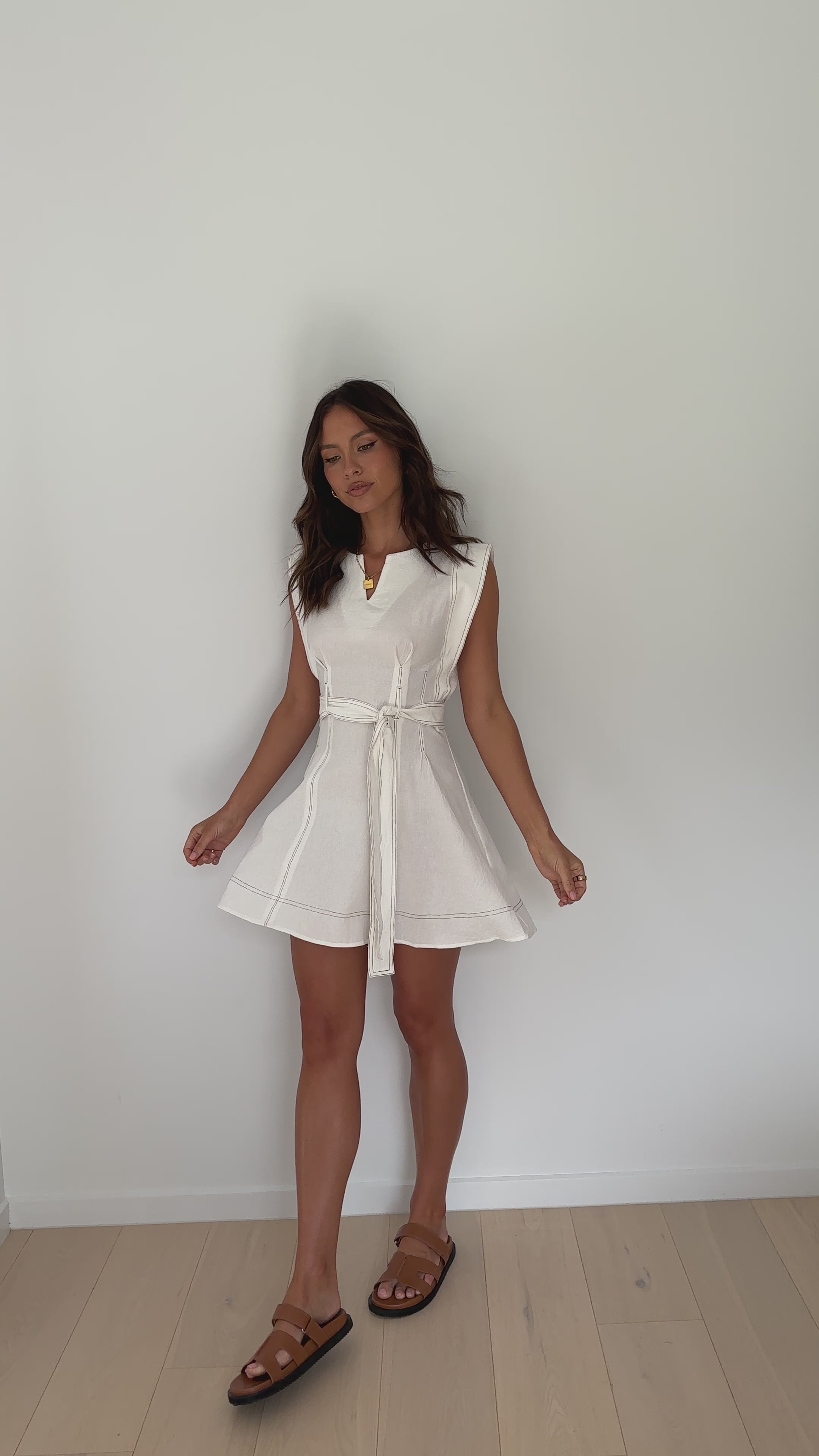 Thessy Mini Dress - White