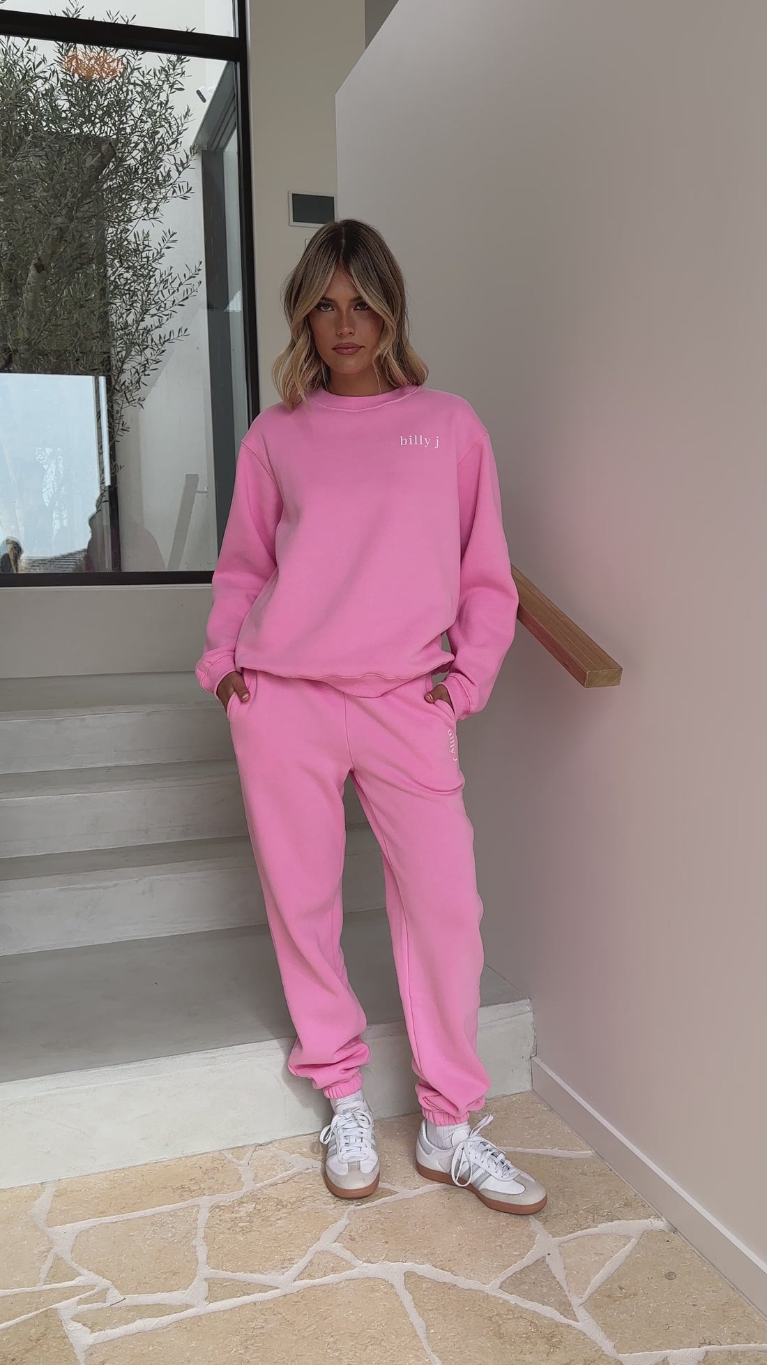 Billy J Trackie Pants - Pink - Billy J