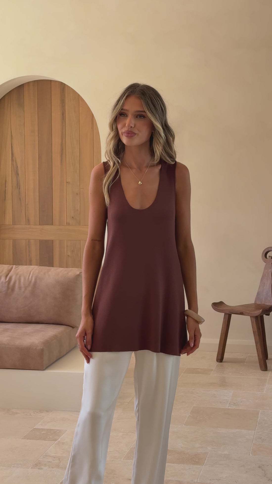 Mischa Top - Brown - Billy J