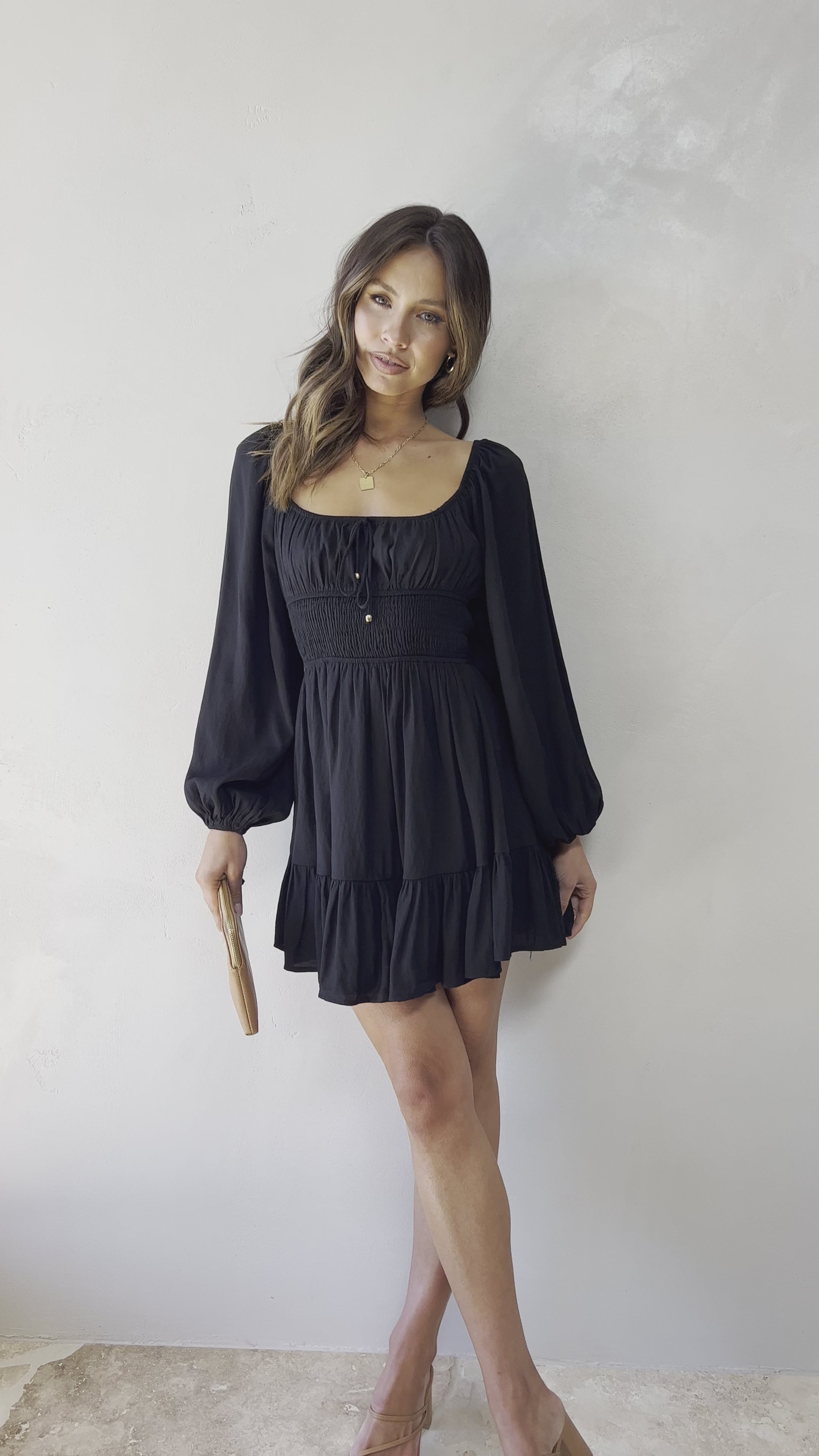 Parry Mini Dress - Black