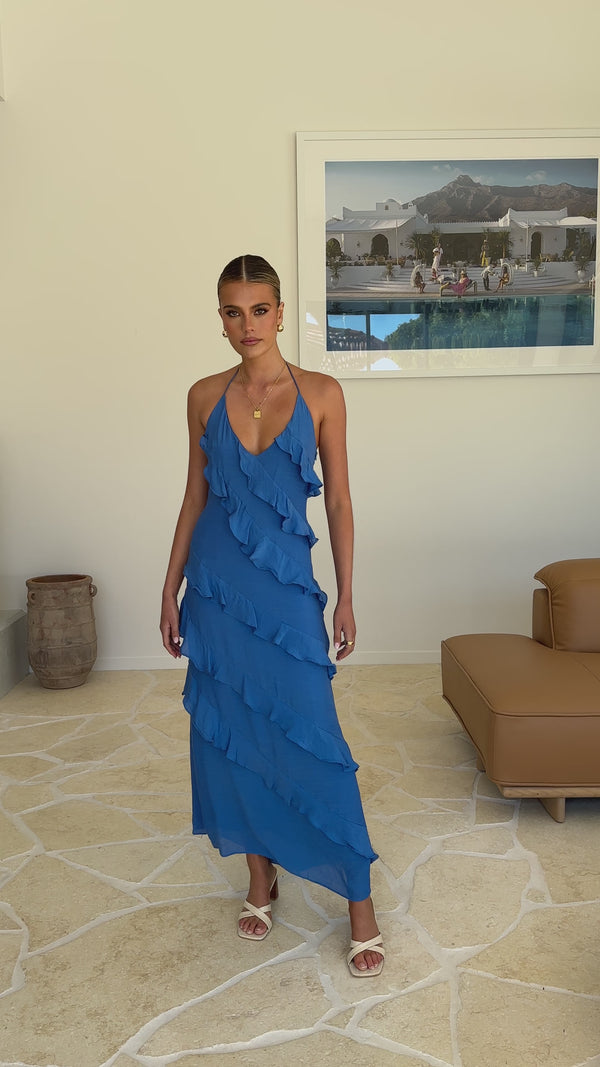 Sophia Maxi Dress - Cobalt Blue main image 0