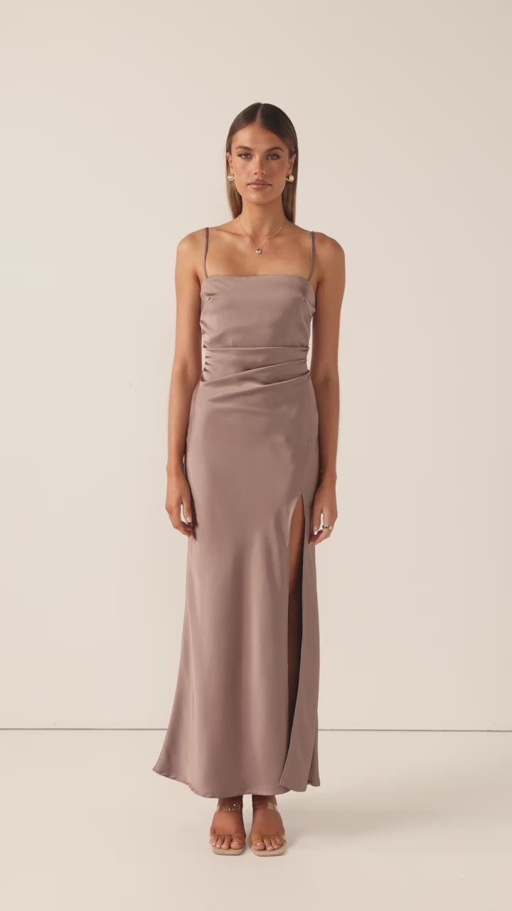 Load video: Ilana Maxi Dress - Mushroom