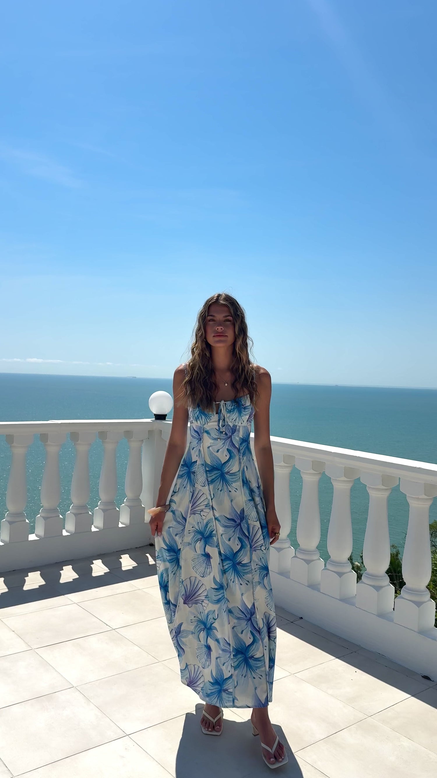 Millie Maxi Dress - Ocean Bloom - Billy J