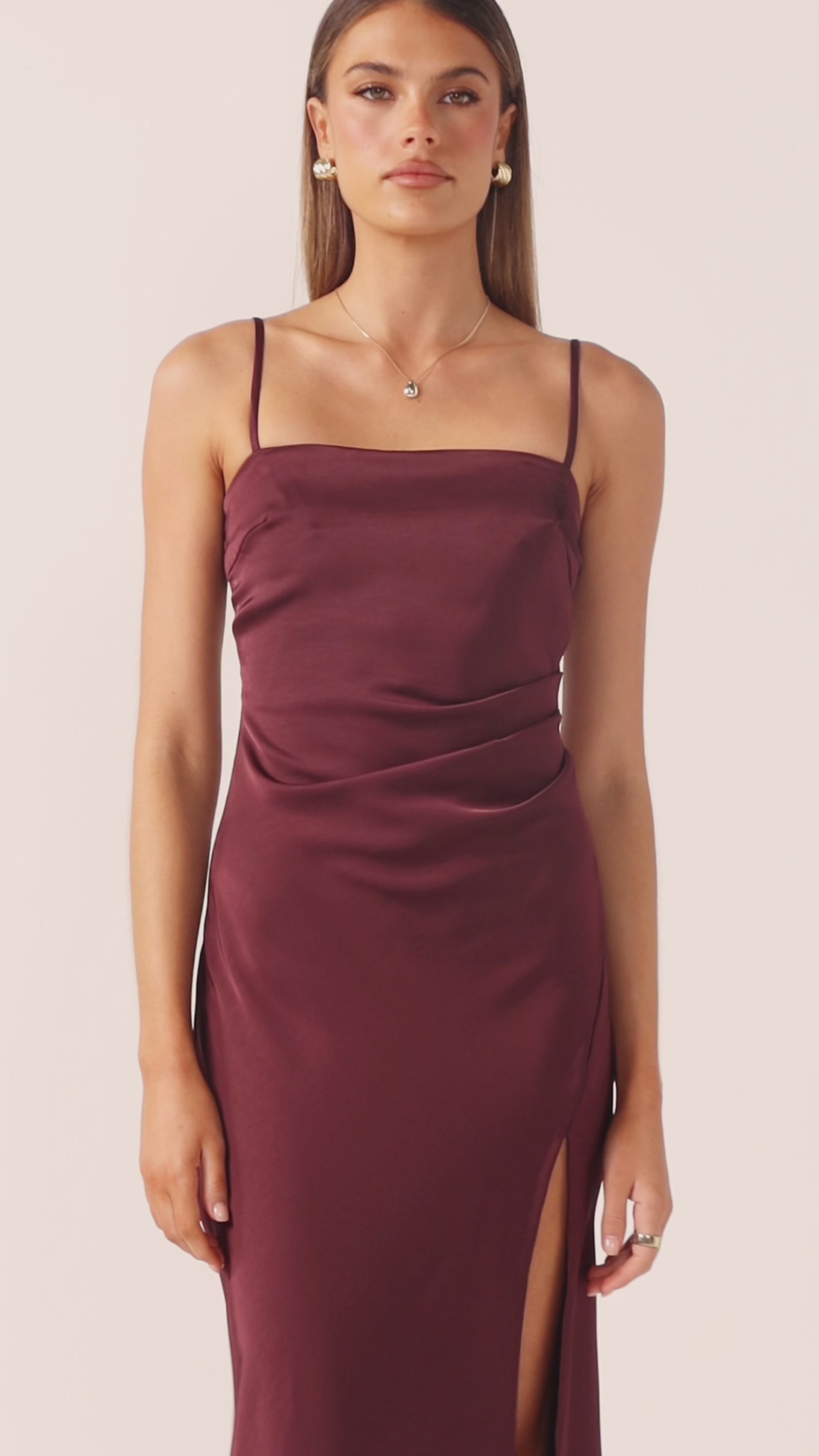 Ilana Maxi Dress - Chocolate - Billy J