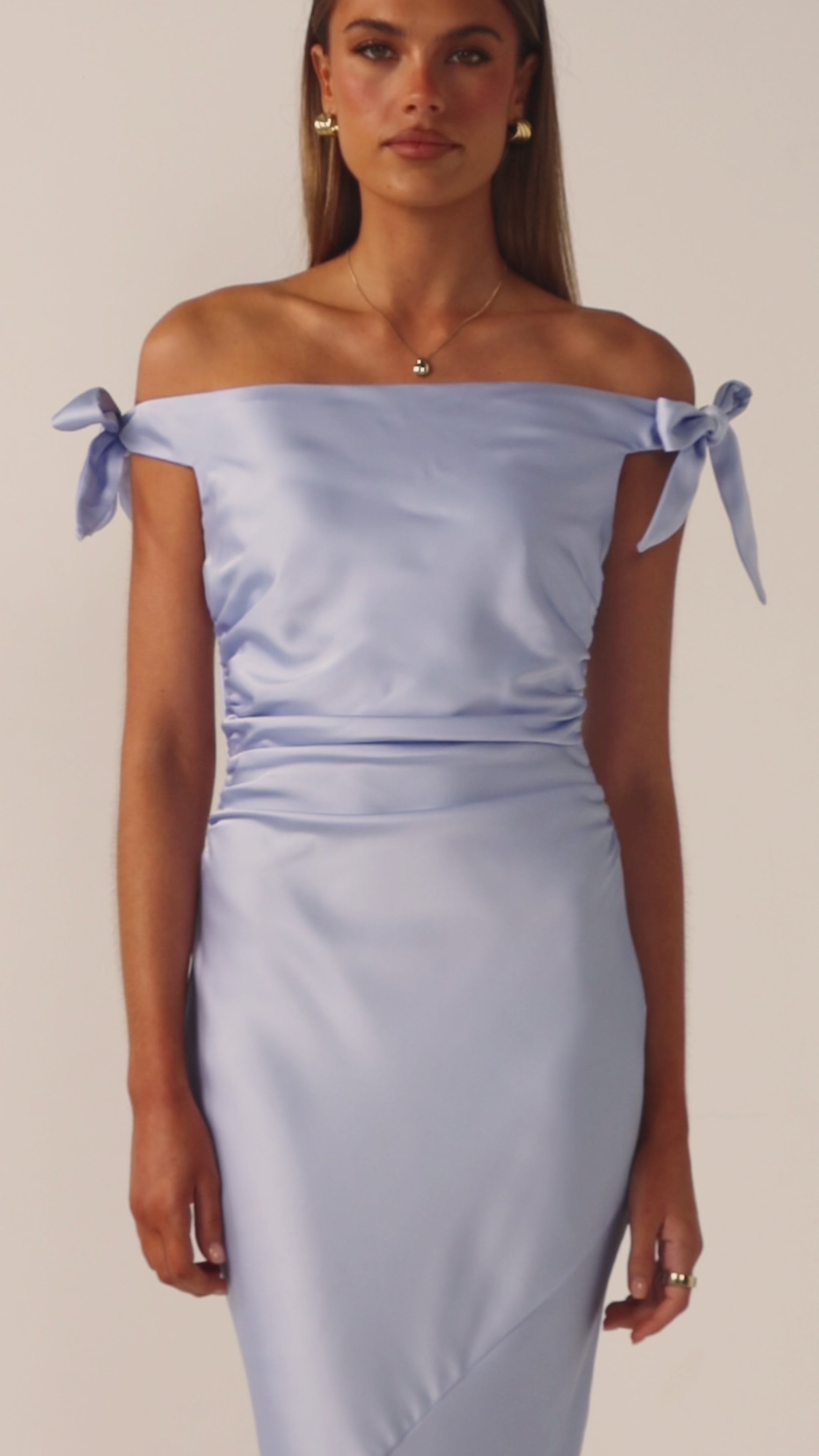 Meghan Maxi Dress - Blue Bell - Billy J