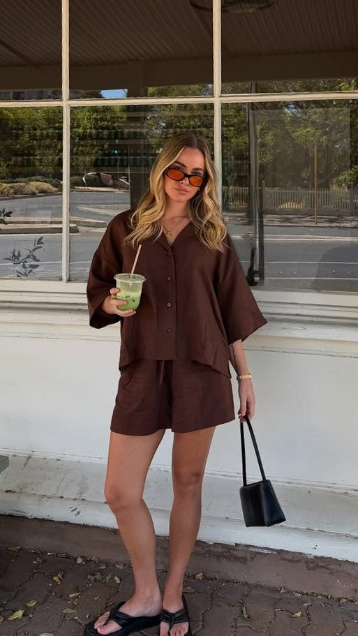 Luna Shorts - Chocolate - Billy J