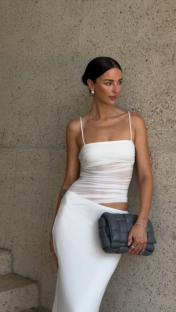 Louella Maxi Dress - White