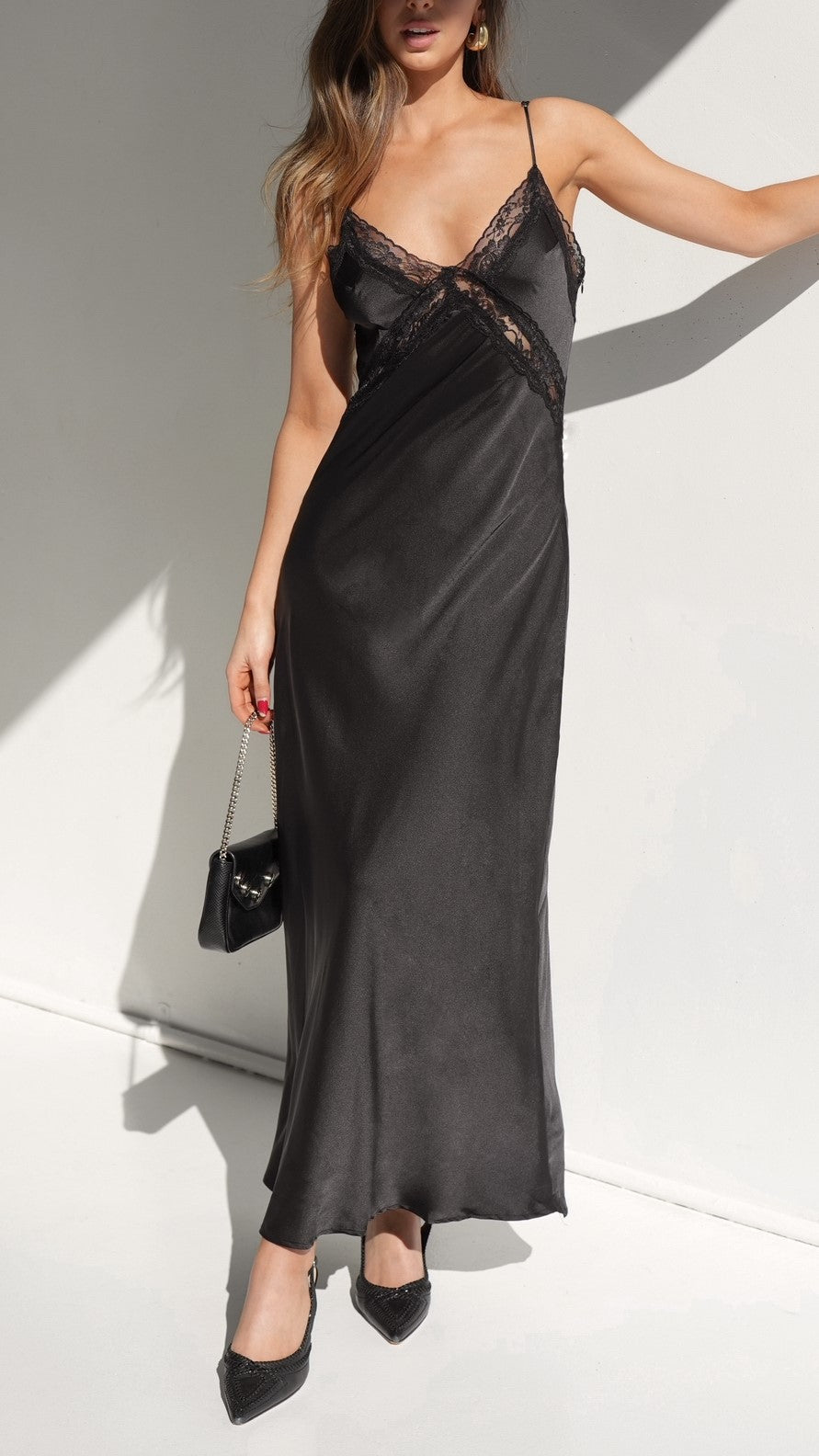 Westley Maxi Dress - Black - Billy J