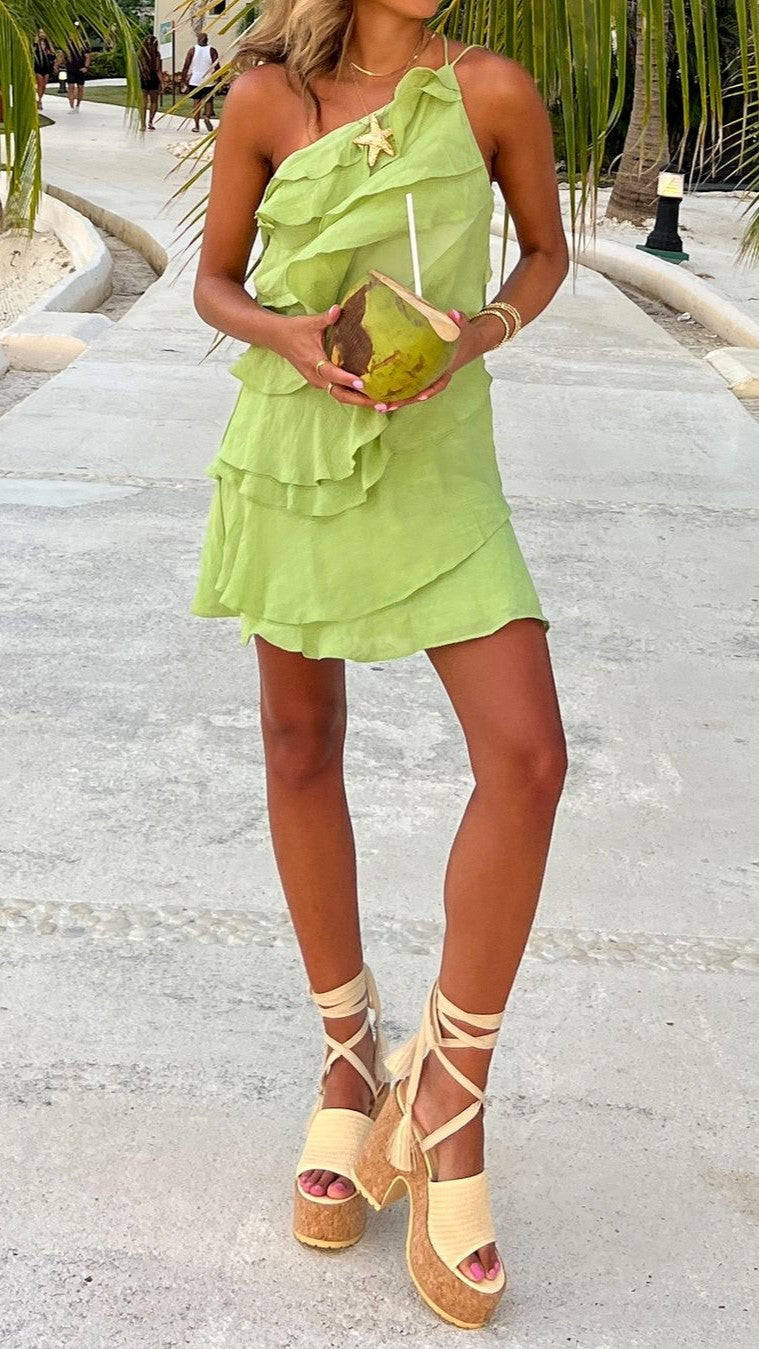 Cassidi Mini Dress - Sage - Buy Women's Dresses