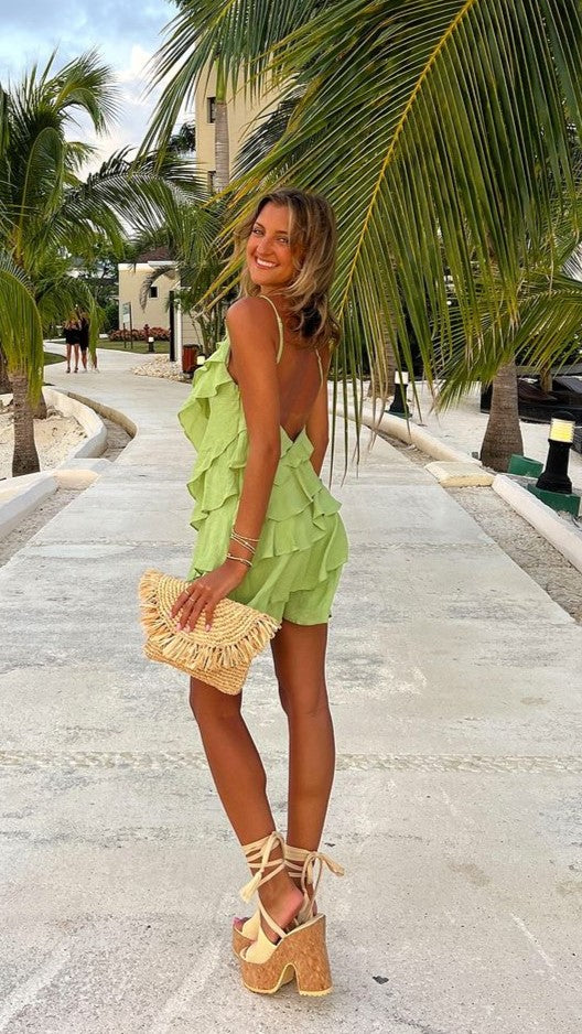 Cassidi Mini Dress - Sage - Buy Women's Dresses