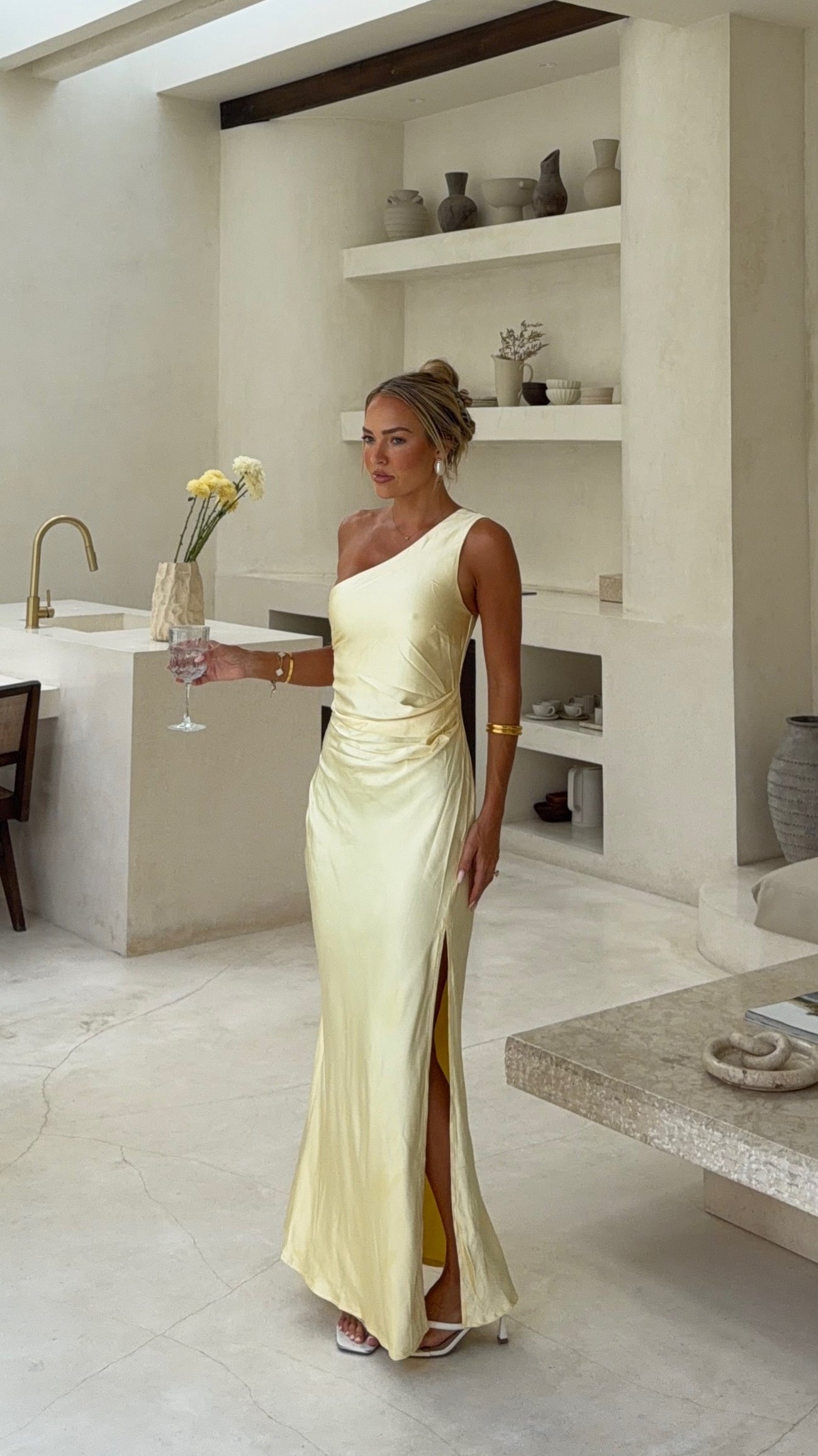 Victoria Maxi Dress - Yellow - Billy J