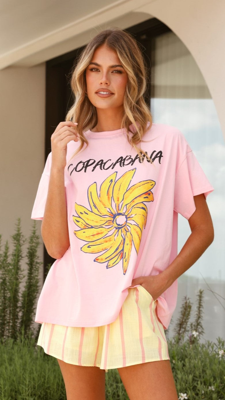 Copacabana Top and Shorts Set - Banana - Billy J