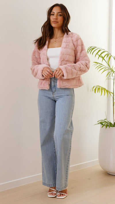 Load image into Gallery viewer, Tully Crop Jacket - Pink
