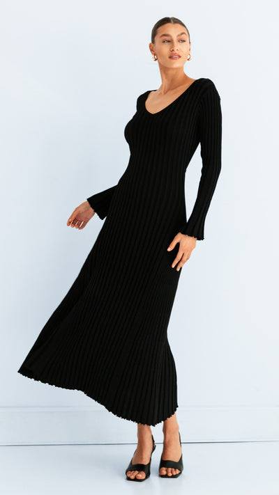 Load image into Gallery viewer, Winslow Maxi Dress - Black - Billy J
