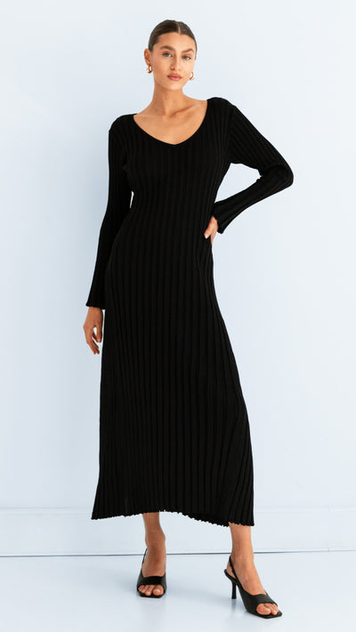 Load image into Gallery viewer, Winslow Maxi Dress - Black - Billy J
