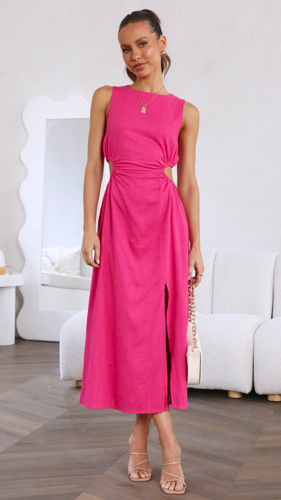 Load image into Gallery viewer, Jamila Midi Dress - Pink
