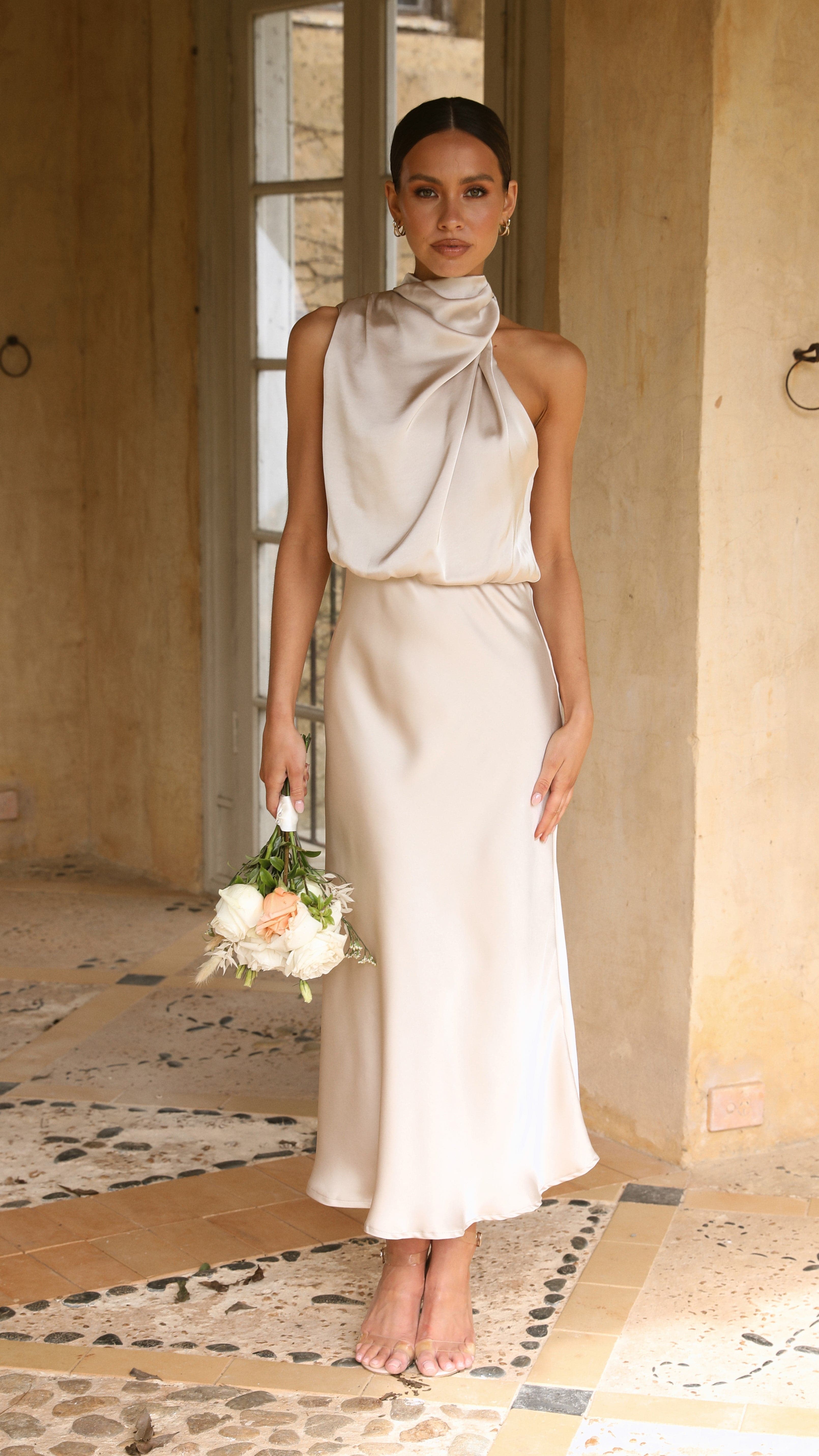 Esther Maxi Dress - Champagne