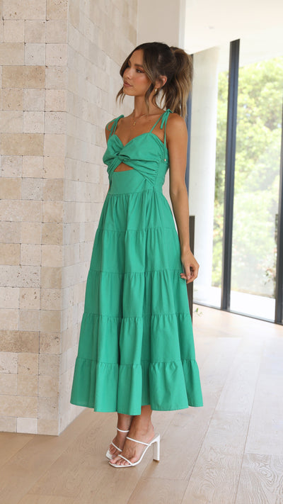 Load image into Gallery viewer, Armani Midi Dress - Green
