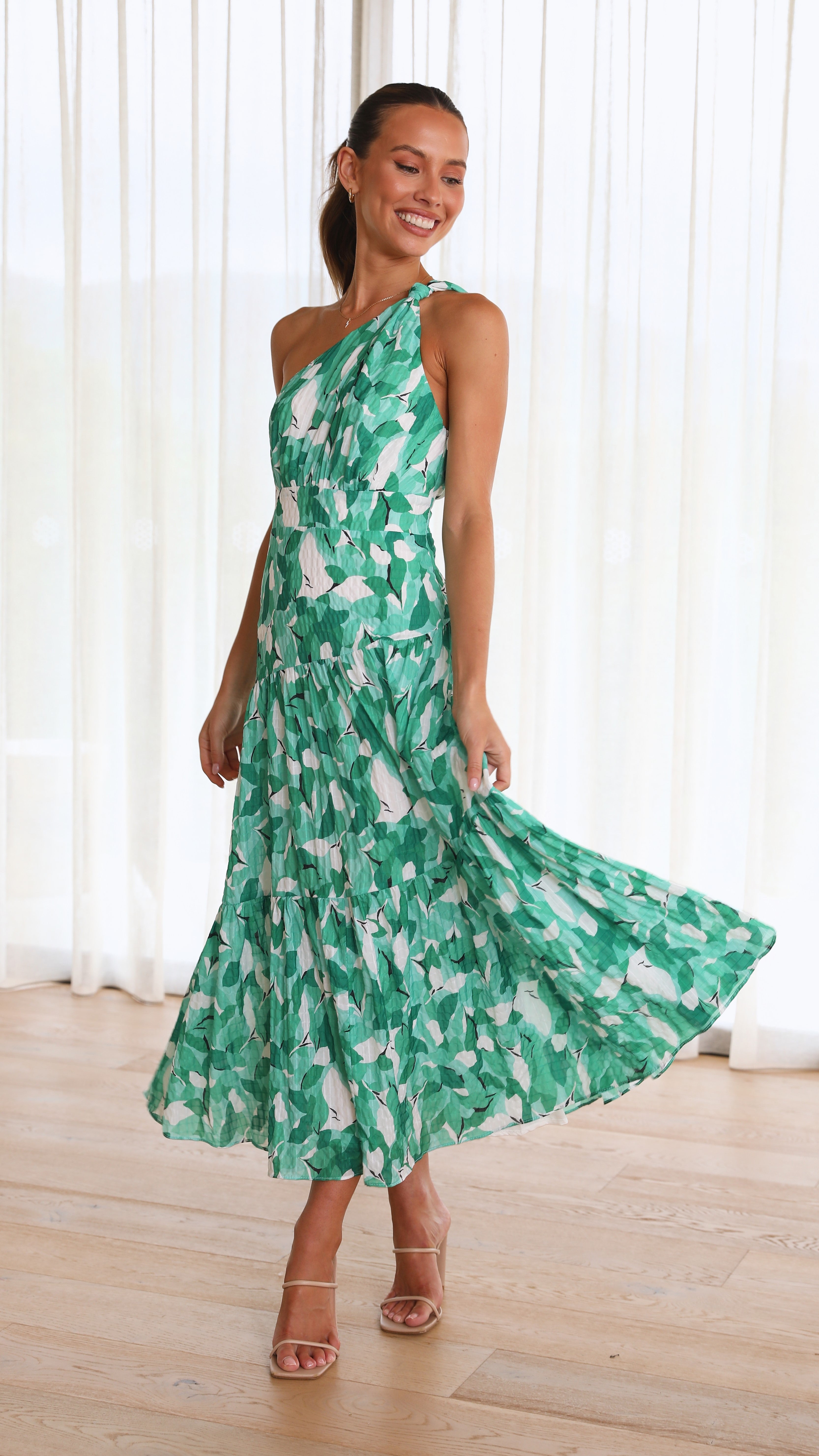 Jayma Maxi Dress - Green Multi - Buy Women's Dresses - Billy J