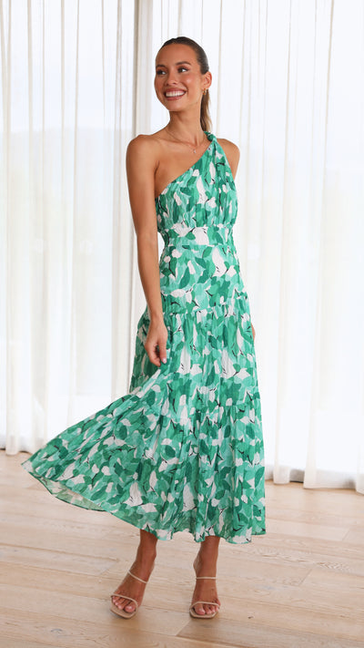 Load image into Gallery viewer, Jayma Maxi Dress - Green Multi
