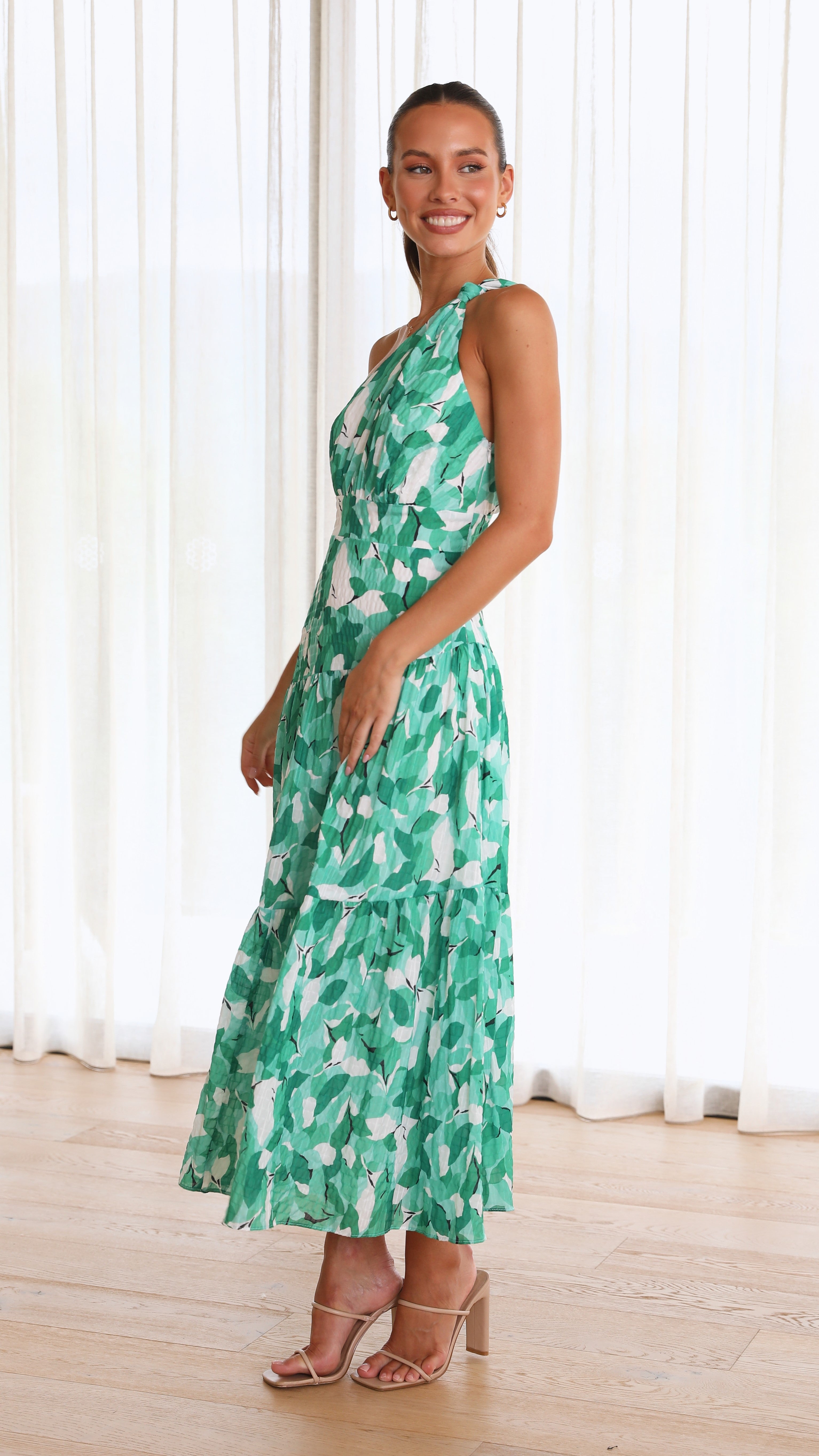 Jayma Maxi Dress - Green Multi - Billy J