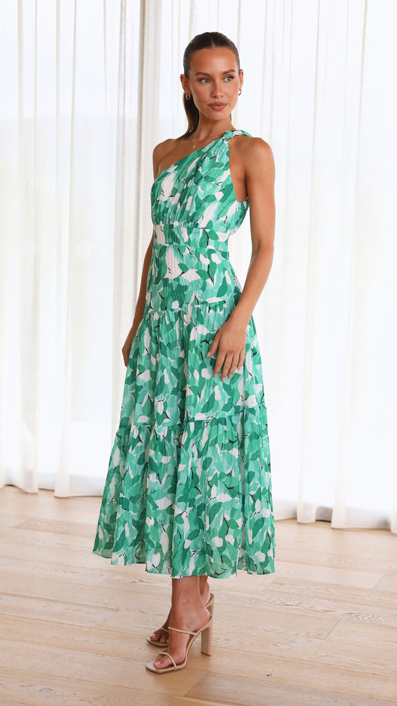 Jayma Maxi Dress - Green Multi - Billy J